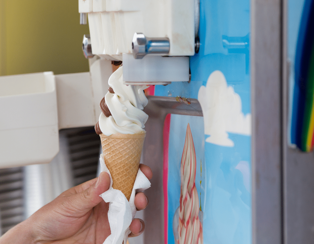 máquina de helado suave