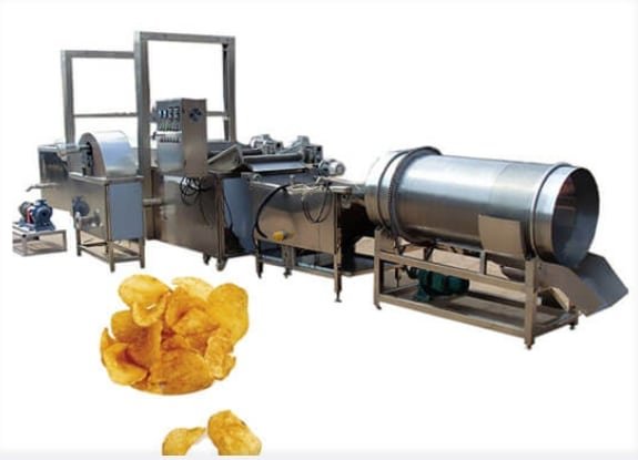 linha de produção automática de batatas fritas