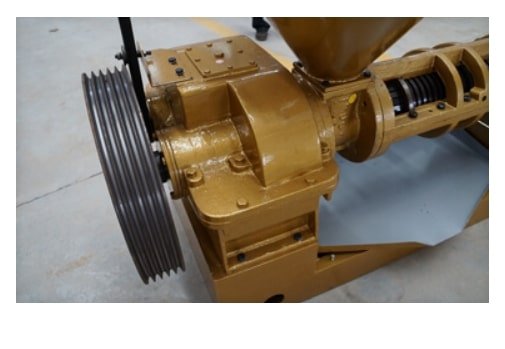 belt drive of screw oil press