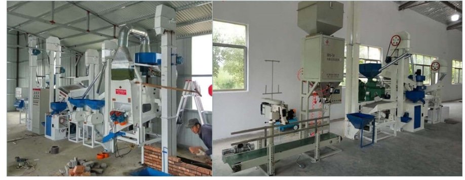 complete set rice milling equipment