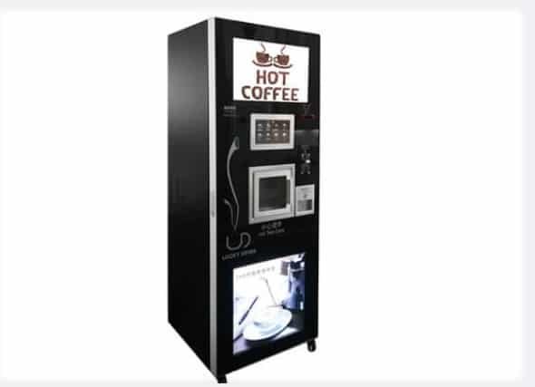 máquina de venda automática de café de grão para xícara
