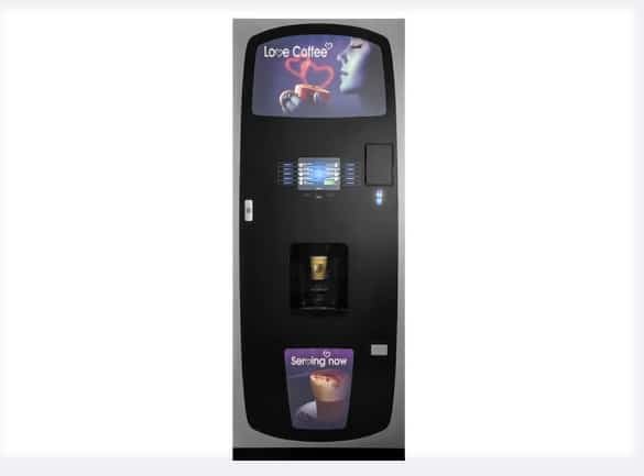 distributore automatico di caffè solubile multimediale